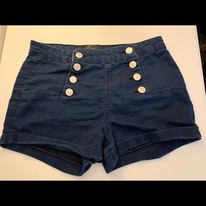 High waisted shorts